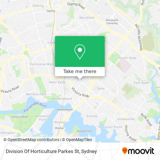 Division Of Horticulture Parkes St map