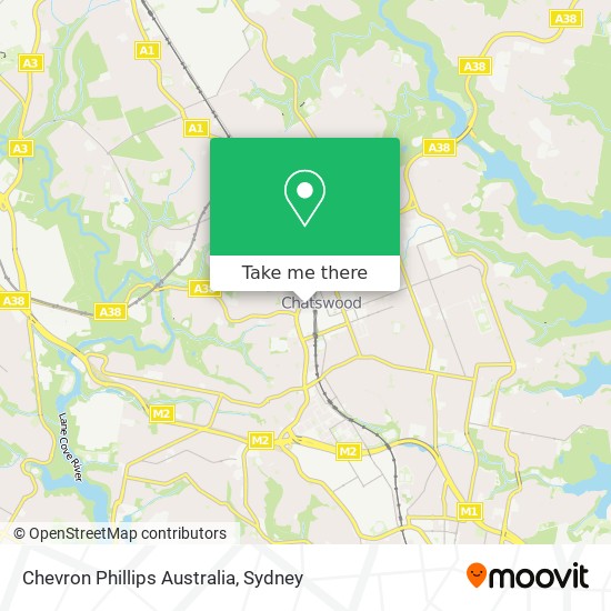 Chevron Phillips Australia map