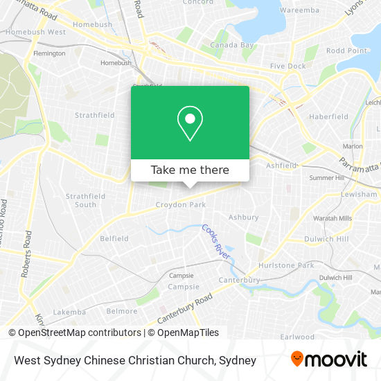 West Sydney Chinese Christian Church map