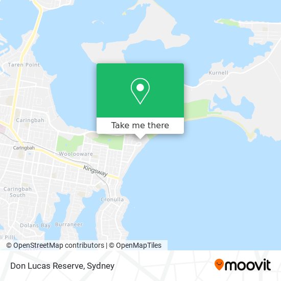 Don Lucas Reserve map