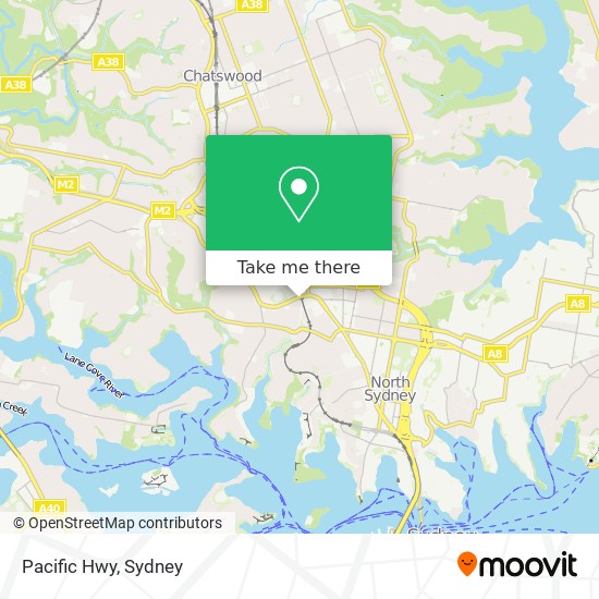 Pacific Hwy map