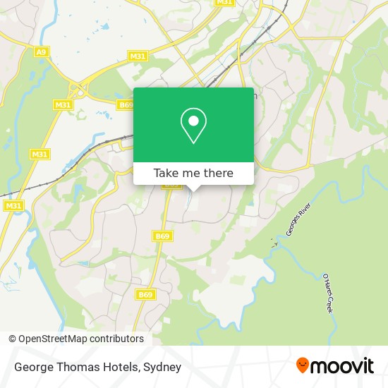 Mapa George Thomas Hotels