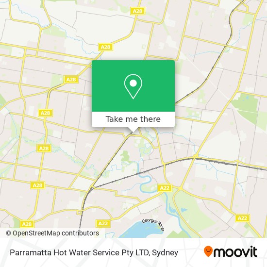 Parramatta Hot Water Service Pty LTD map