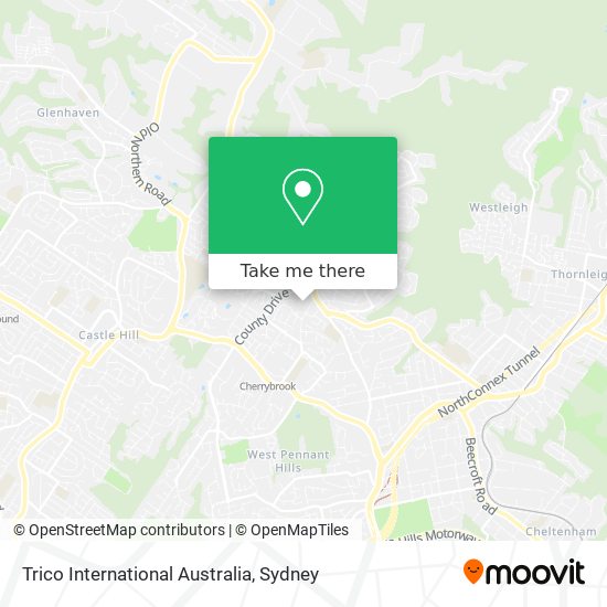 Trico International Australia map