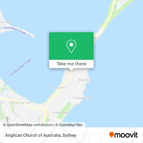 Mapa Anglican Church of Australia