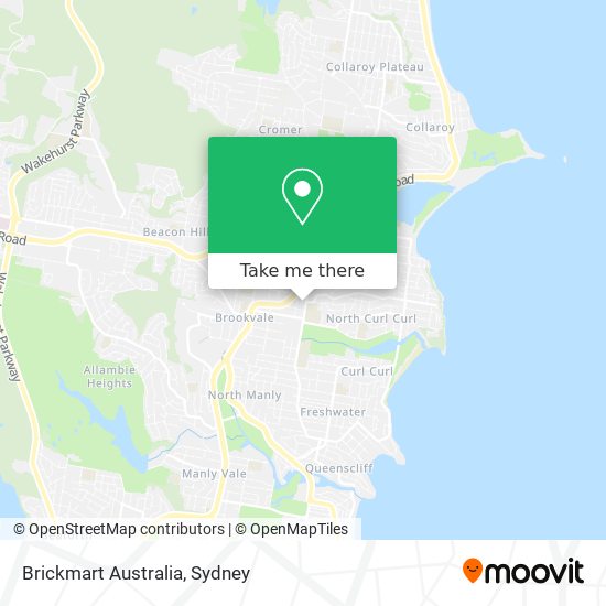 Brickmart Australia map