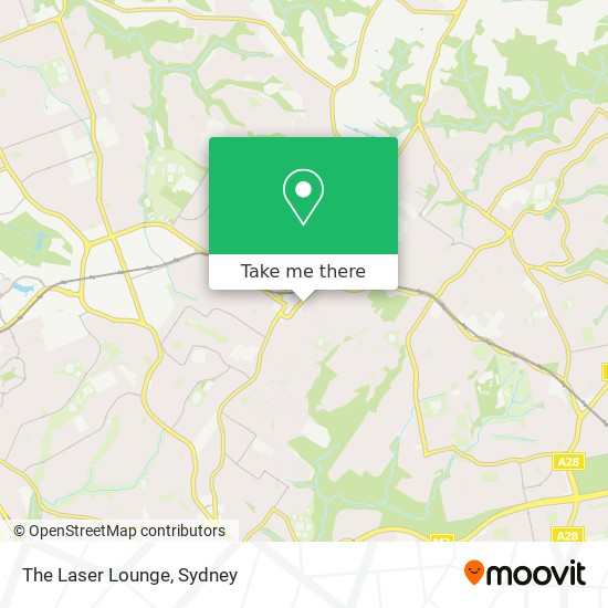 Mapa The Laser Lounge
