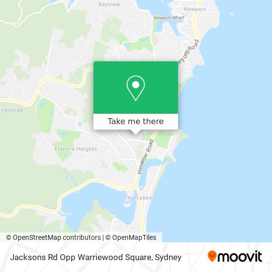 Jacksons Rd Opp Warriewood Square map