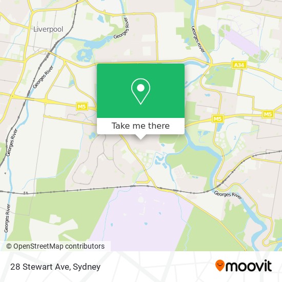 28 Stewart Ave map