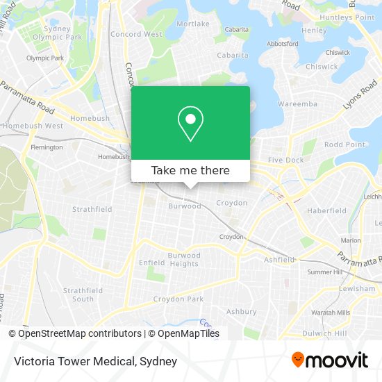 Mapa Victoria Tower Medical