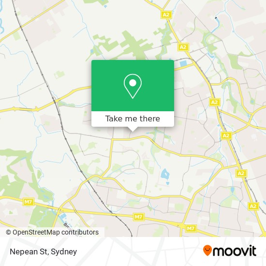 Nepean St map