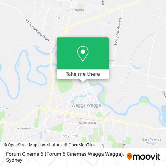 Forum Cinema 6 (Forum 6 Cinemas Wagga Wagga) map