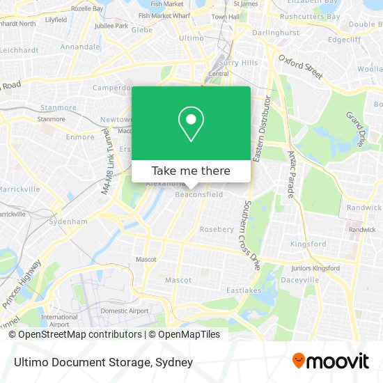 Ultimo Document Storage map