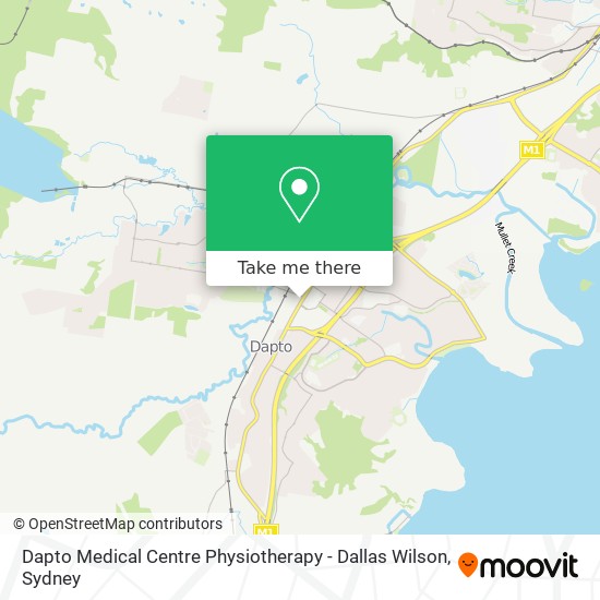 Dapto Medical Centre Physiotherapy - Dallas Wilson map