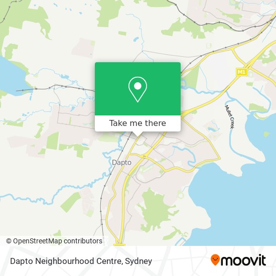 Dapto Neighbourhood Centre map