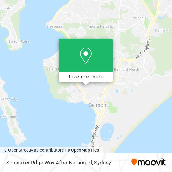 Spinnaker Rdge Way After Nerang Pl map