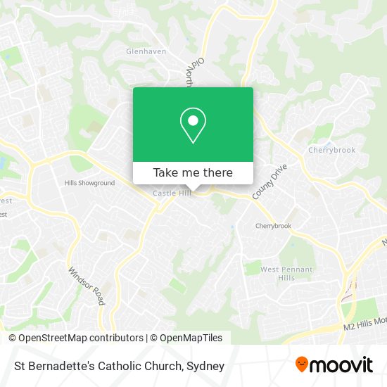 St Bernadette's Catholic Church map