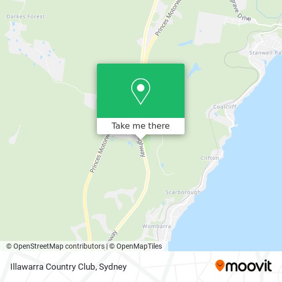 Mapa Illawarra Country Club