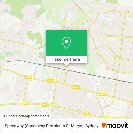 Speedway (Speedway Petroleum St Marys) map