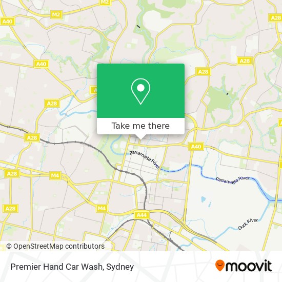 Premier Hand Car Wash map