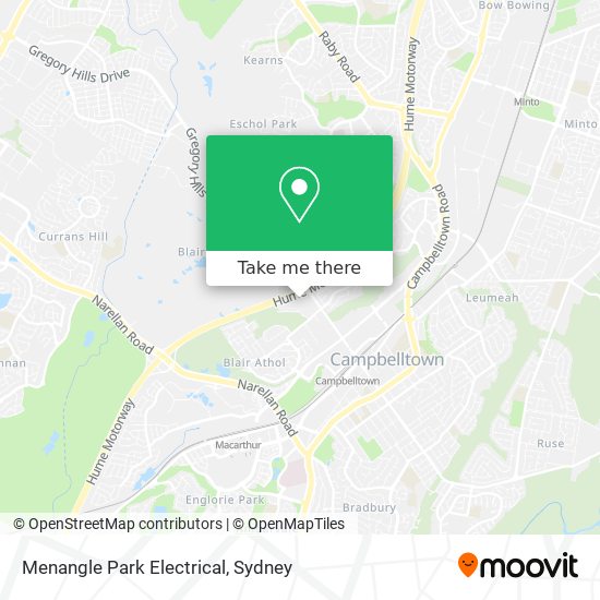 Menangle Park Electrical map
