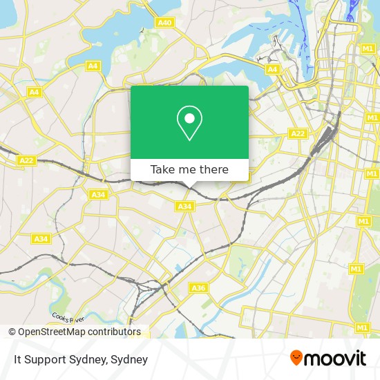 It Support Sydney map