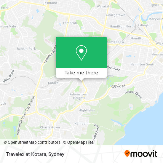 Mapa Travelex at Kotara