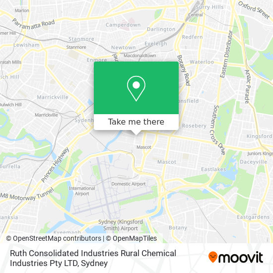 Ruth Consolidated Industries Rural Chemical Industries Pty LTD map