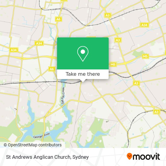 St Andrews Anglican Church map