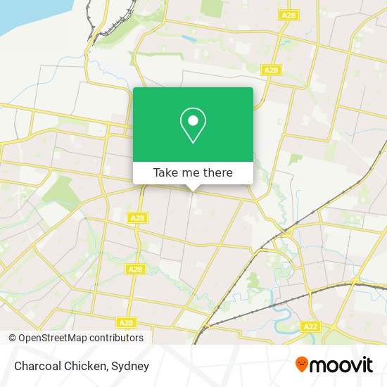 Mapa Charcoal Chicken