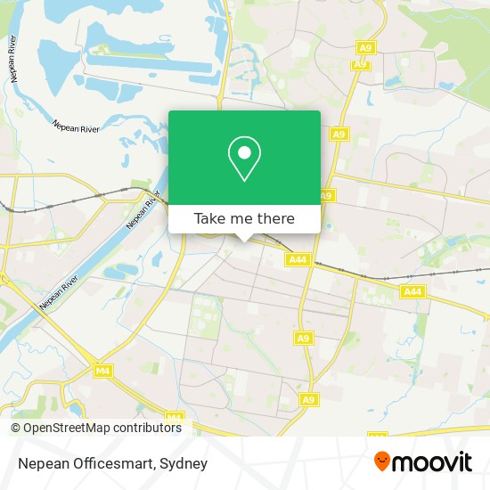 Mapa Nepean Officesmart