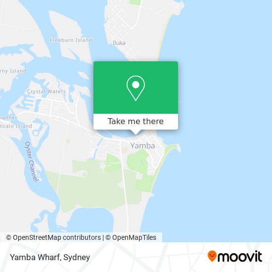 Yamba Wharf map