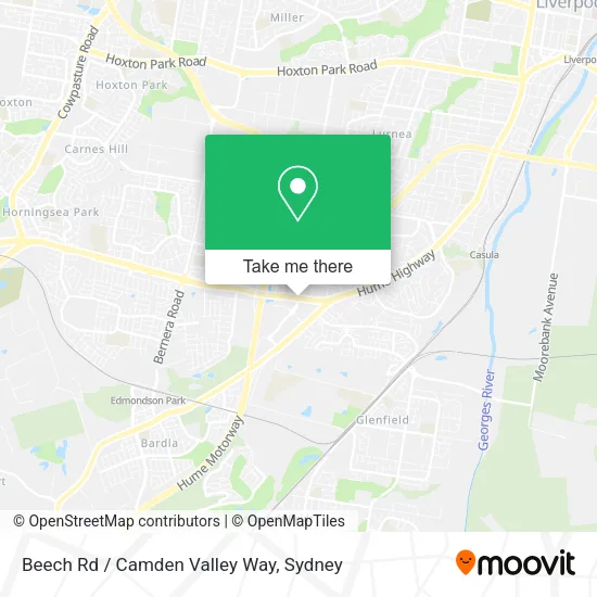 Beech Rd / Camden Valley Way map
