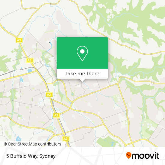 5 Buffalo Way map