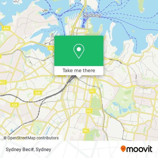 Sydney Bec# map