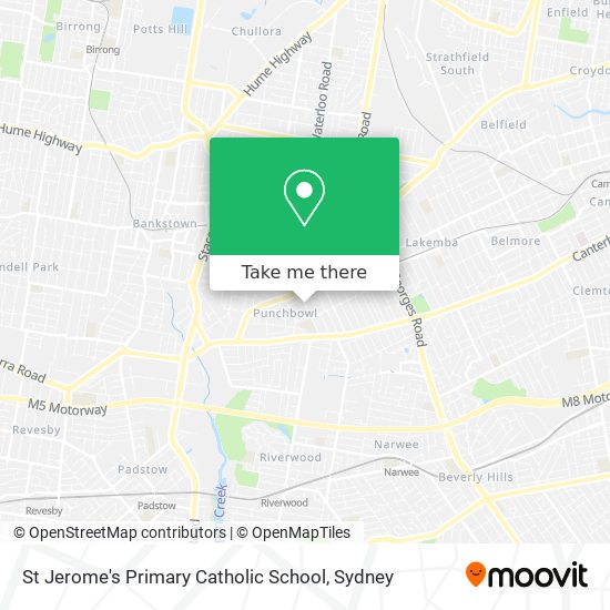 Mapa St Jerome's Primary Catholic School