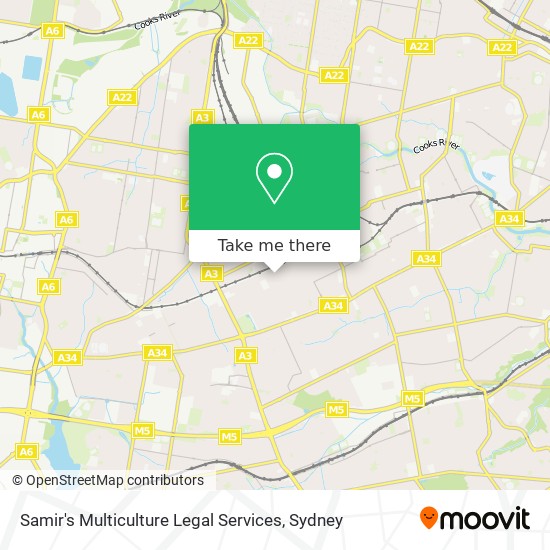 Samir's Multiculture Legal Services map