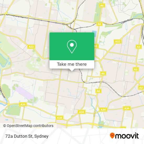 72a Dutton St map