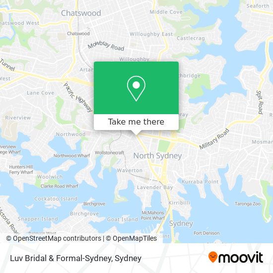 Luv Bridal & Formal-Sydney map