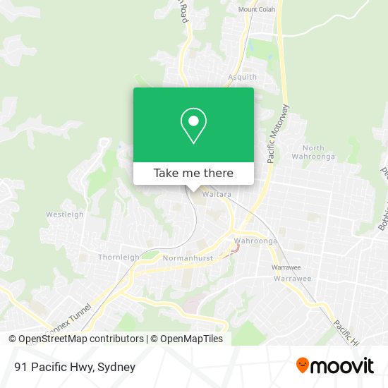 91 Pacific Hwy map