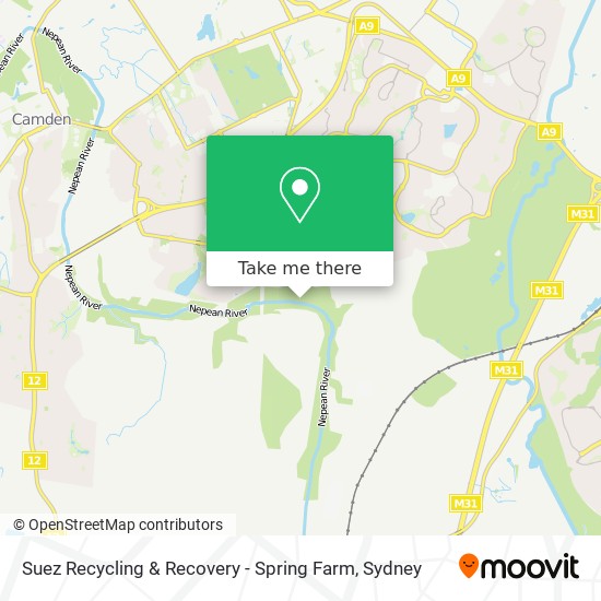 Suez Recycling & Recovery - Spring Farm map