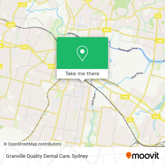 Granville Quality Dental Care map