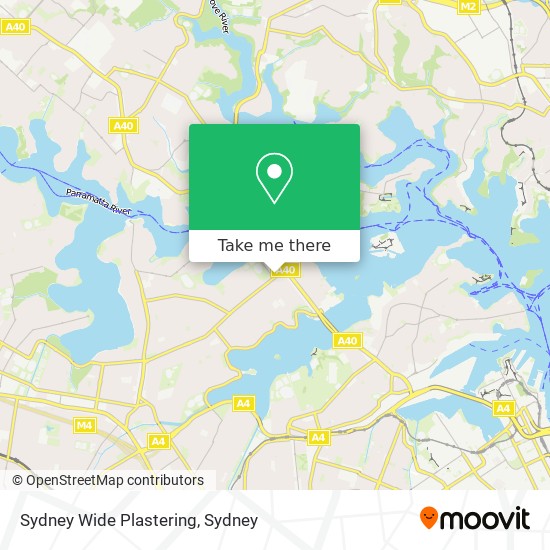 Mapa Sydney Wide Plastering