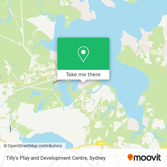 Mapa Tilly's Play and Development Centre