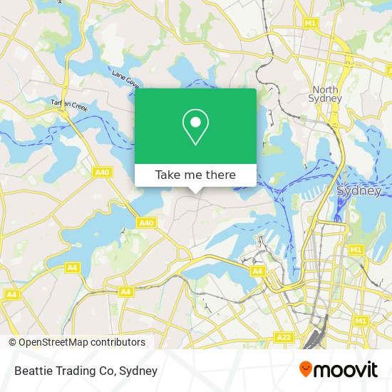 Mapa Beattie Trading Co