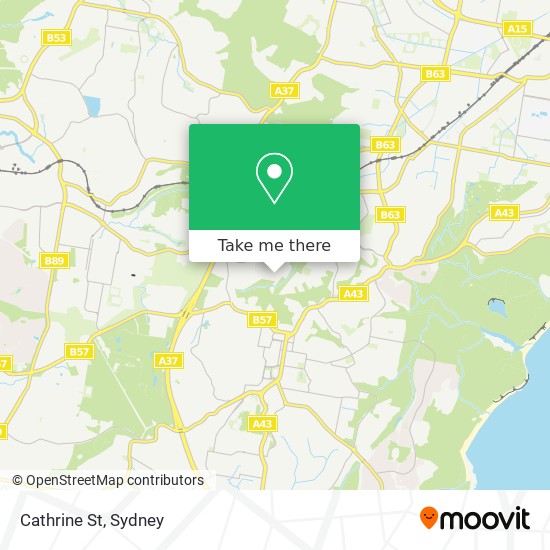 Cathrine St map