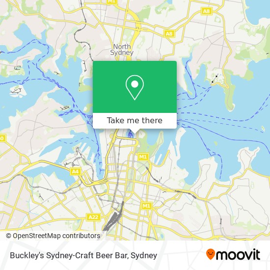 Buckley's Sydney-Craft Beer Bar map