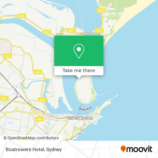 Mapa Boatrowers Hotel