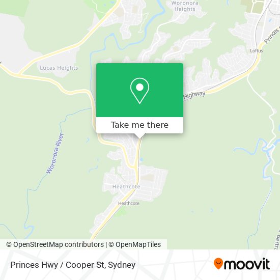 Princes Hwy / Cooper St map