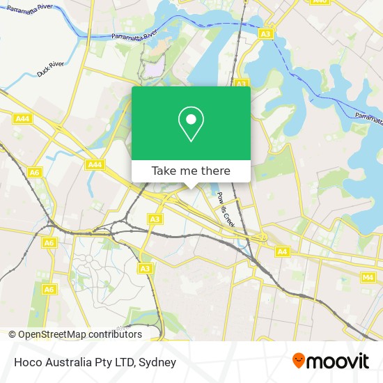 Hoco Australia Pty LTD map